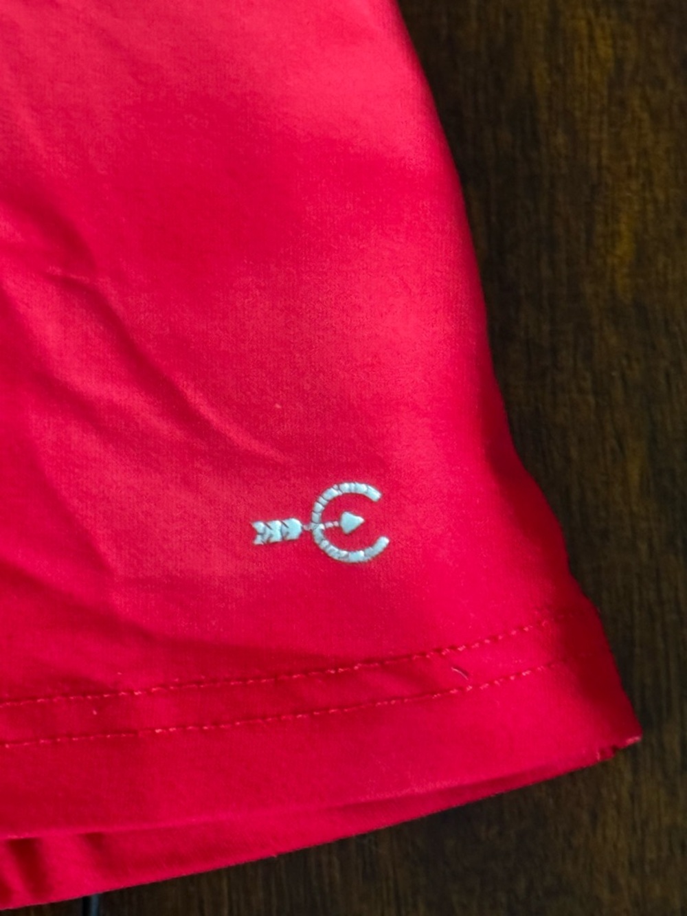 Coeur Racerback Running Tank Top - Red Medium - Picture 4 of 7